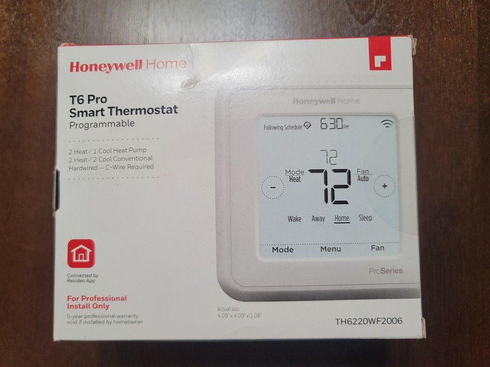 Honeywell T6 Pro (TH6220WF2006) Thermostat