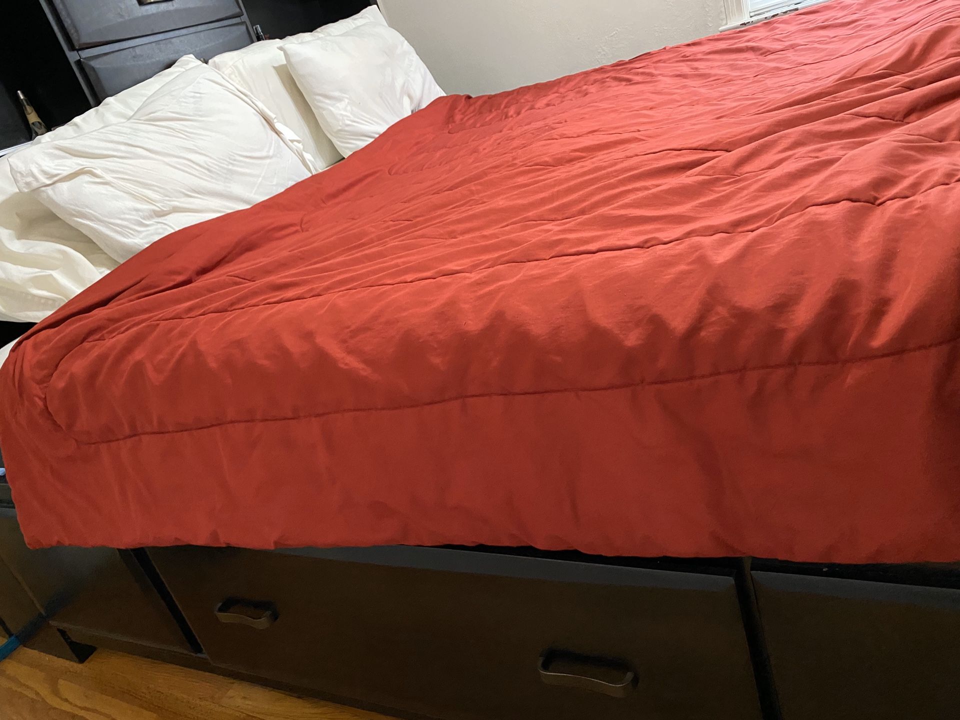 Practically New King Storage Bed frame