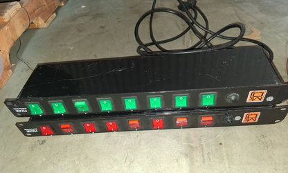 Power surge with switches / DJ light controller $50
