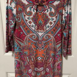 Colorful Women’s Dress Worn Once Size Small