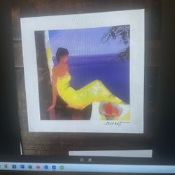 Lady In Yellow Dress