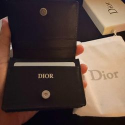 Dior Oblique Business Card Holder