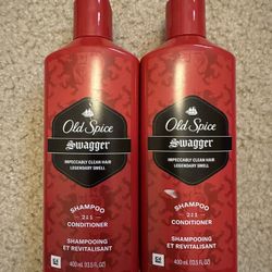 Old Spice 13.5 Oz Swagger 2 In 1 Shampoo & Conditioner Legendary Smell