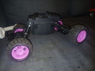 Rc parts roller chassis in pink