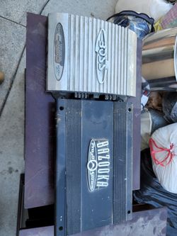 Boss & Bazooka Amplifier,
