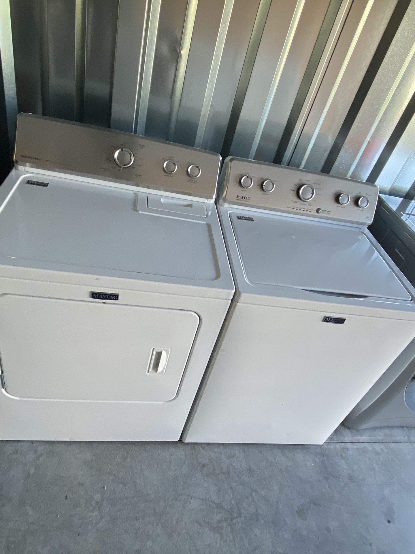 Maytag Washer And Dryer With 30 Day Warranty