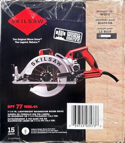 Skil saw 7 1/4 worm drive