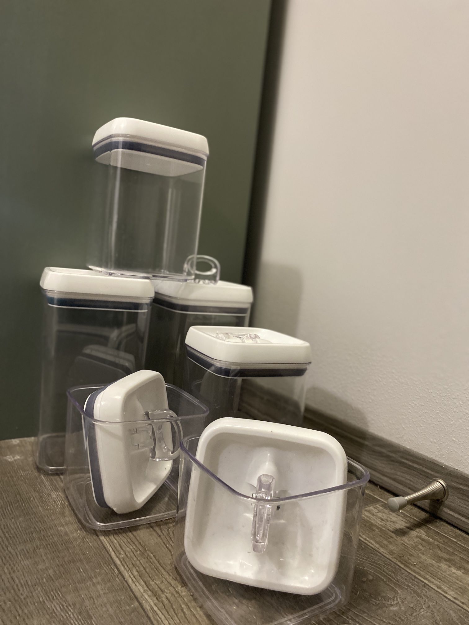 Clear Sealable Kitchen Containers/Organizers