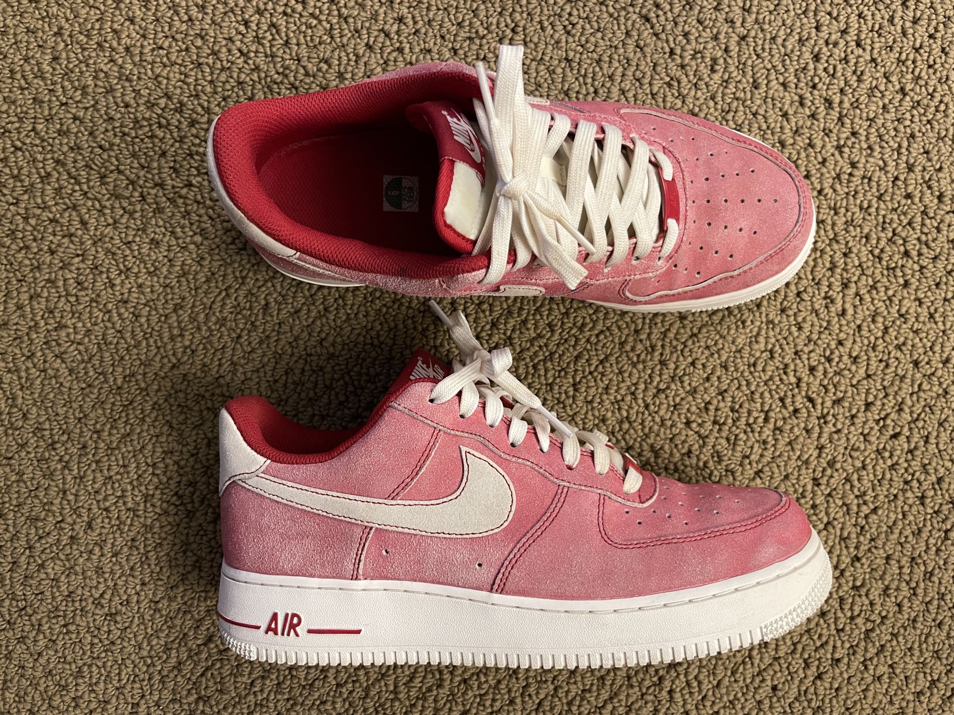 Nike Air Force 1 Low Dusty Red Mens Size 9 for Sale in Staten Island, NY - OfferUp
