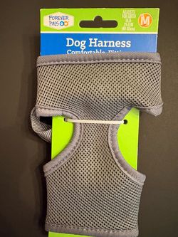 Forever Pals Dog Harness Medium Gray