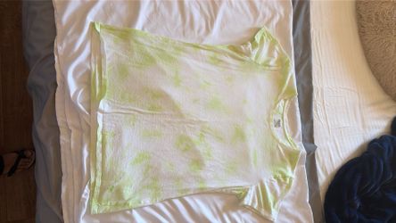 Women’s Green /white Tshirt by Pink