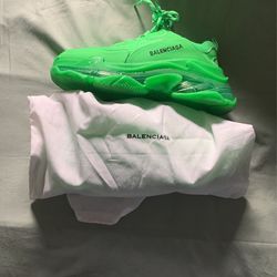 Triple S Balenciaga Neon Green