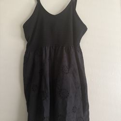 Black Knit Beach Dress XXL