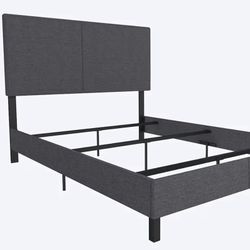 Gray Bed Frame (Queen)