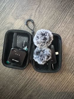 PQRQP 3 in 1 Mini Microphone for iPhone, Android, Camera | 328ft Range & 18H Battery | Noise-Canceli