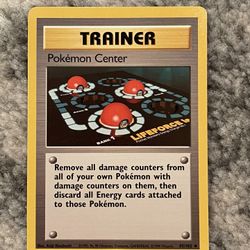Pokémon Center Trainer Card