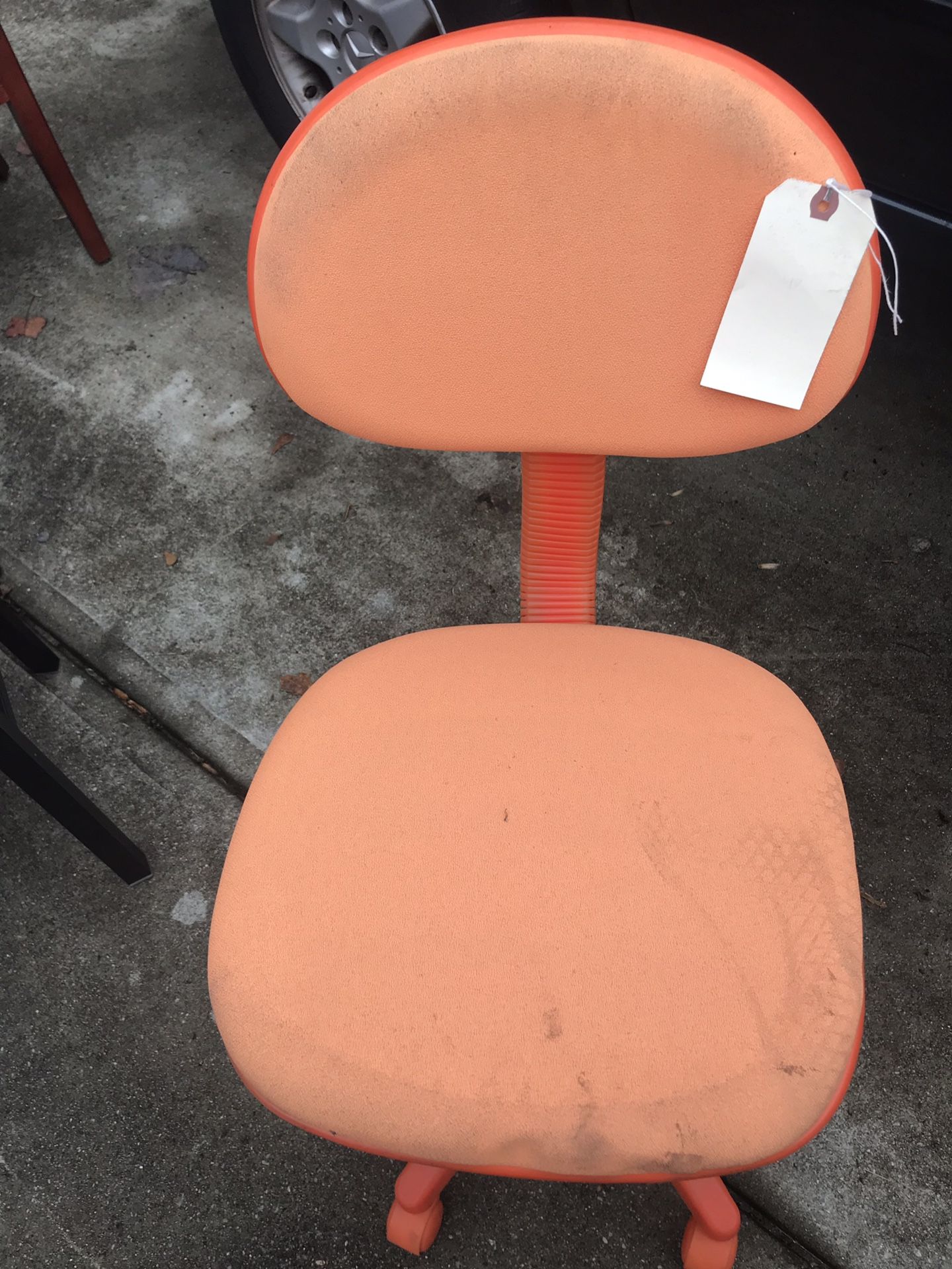 Orange Colored Office Chair
