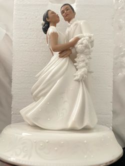 Wedding Cake Topper Bride and Groom Figurine