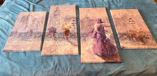 Canvas art 4 panels
