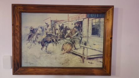In Without Knocking by CM Russell 1909