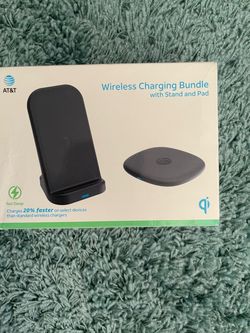 AT&T Wireless Charging Bundle with Stand and Pad