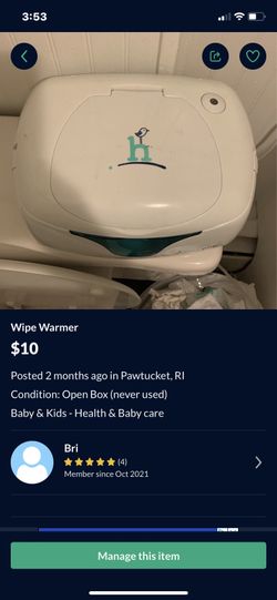 Wipe Warmer 