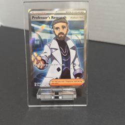 Supporter Professor’s Research Full Art Pokemon Card 