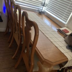 Wood Dining Table 