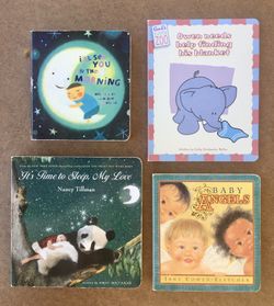 4 Children’s Board Books for Infants & Toddlers