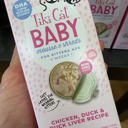 Tiki cat baby mousse 3 can a box