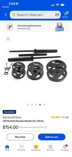 CAP Barbell Olympic Weight Set