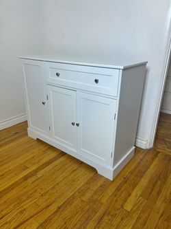 ONE Day Only SALE! New White Kitchen Storage/ Coffee Bar Buffet