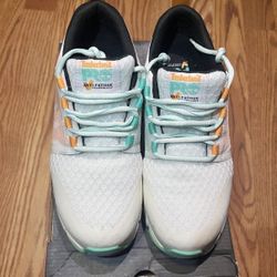 Timberland PRO Radius Women's Safety Toe Work Shoes White/Multi | Size 8 Medium In excellent like new condition