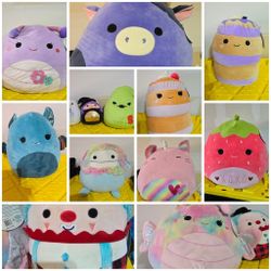 New With Tags Squishmallows Toy Stuffed Plush Animals 