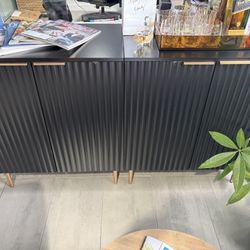 Black And Gold Sideboard 