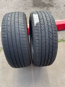 2 USED 22555R19 Landsail All SEASON tires for $130 installed and balance.  22555R19 225 55 19 225 55 R 19 225/55/19 225/55/R19 AIl NEW tires come with