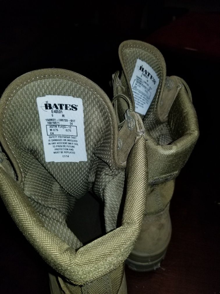 Bates E40501 USMC DuraShocks Steel Toe Hot Weather Boot Sz 9 M for Sale in Fort Worth TX OfferUp