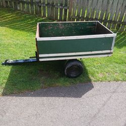 Garden Trailer For Lawn Tractor Good Condition $75 Takes It