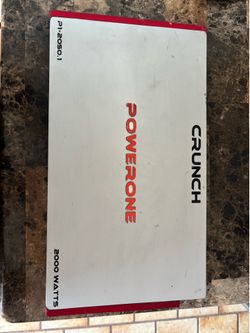 Crunch PowerOne PI-2050.1 Car Amplifier 2000W