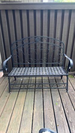 Wrought Iron Bench