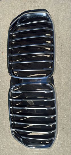 BMW Front Kidney Grille Pair Chrome