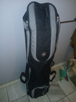 GB black and Gray Golf club's travel bag