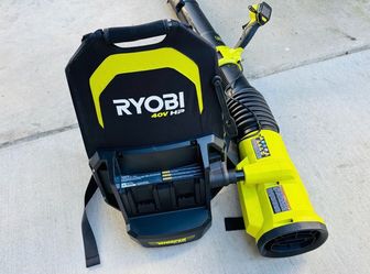 Ryobi 40V HP Whisper Series 180 MPH 850 CFM Cordless Backpack Leaf Blower (TOOL ONLY)