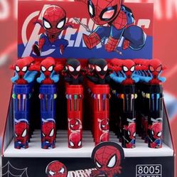 New Spiderman Multi Color Pens - $4 Each