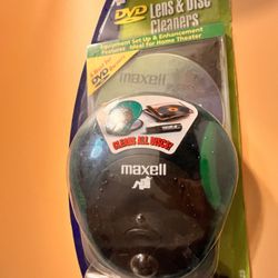 Maxwell DVD Lens And Disc Cleaners Sealed Packet DVD-320 DVD LC