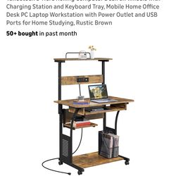 Computer rolling desk