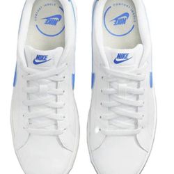 Nike Court Royale 2 White Blue Men's Size 8 Shoes New 