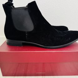 Shelby 14 Men’s Italy To Boot New York Black Suede Chelsea