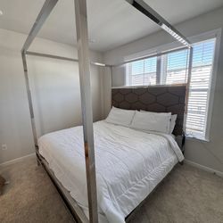 Modern King Size Canopy Bed