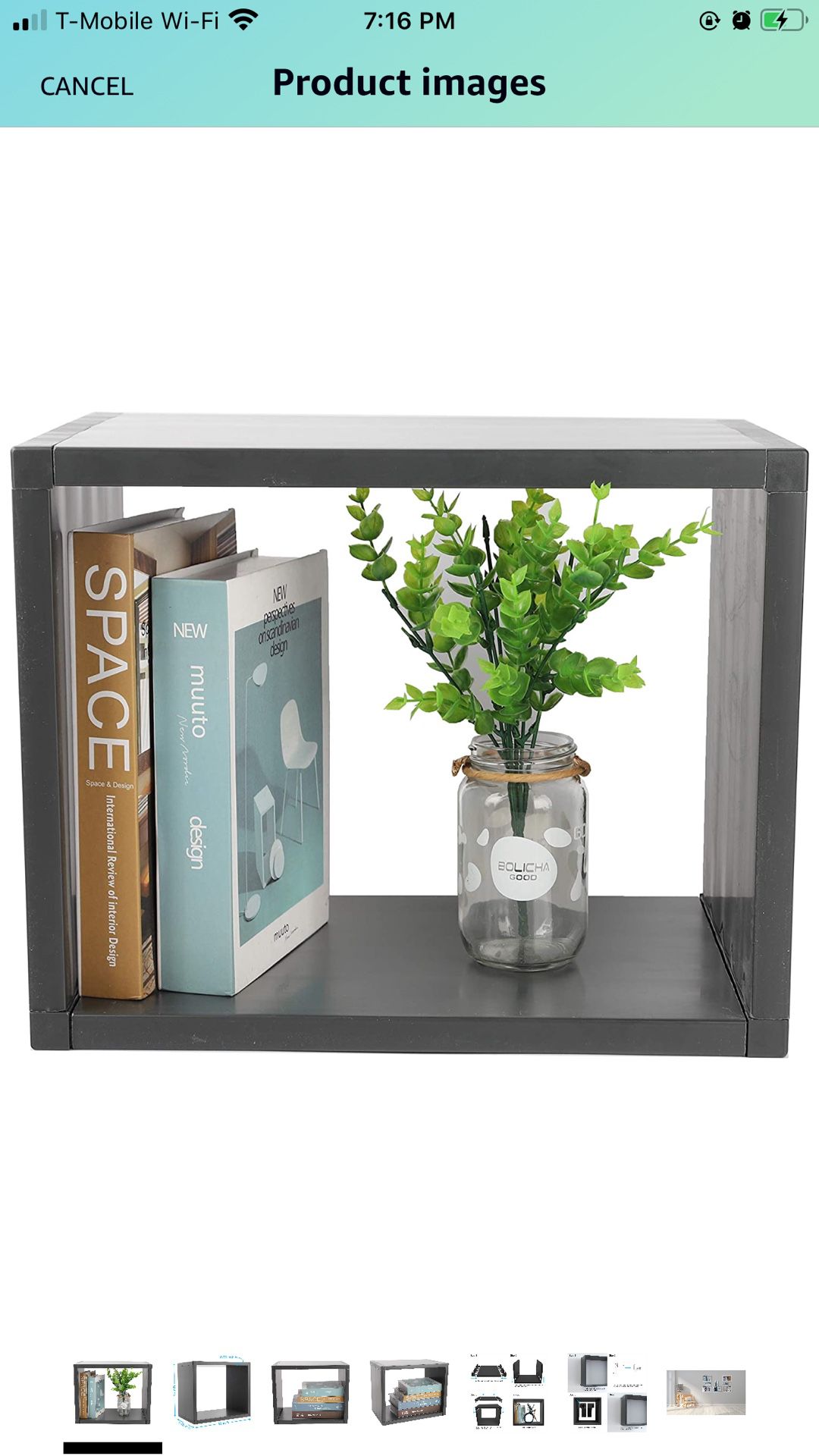 Floating Shelves for Wall, Wall Mounted Book Shelves 15"x12"x9.45"